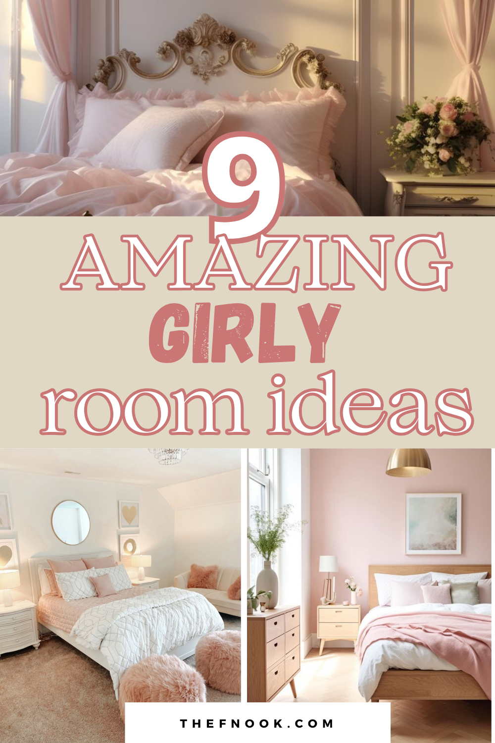 9 Amazing Decor Ideas for a Girly Pink Bedroom