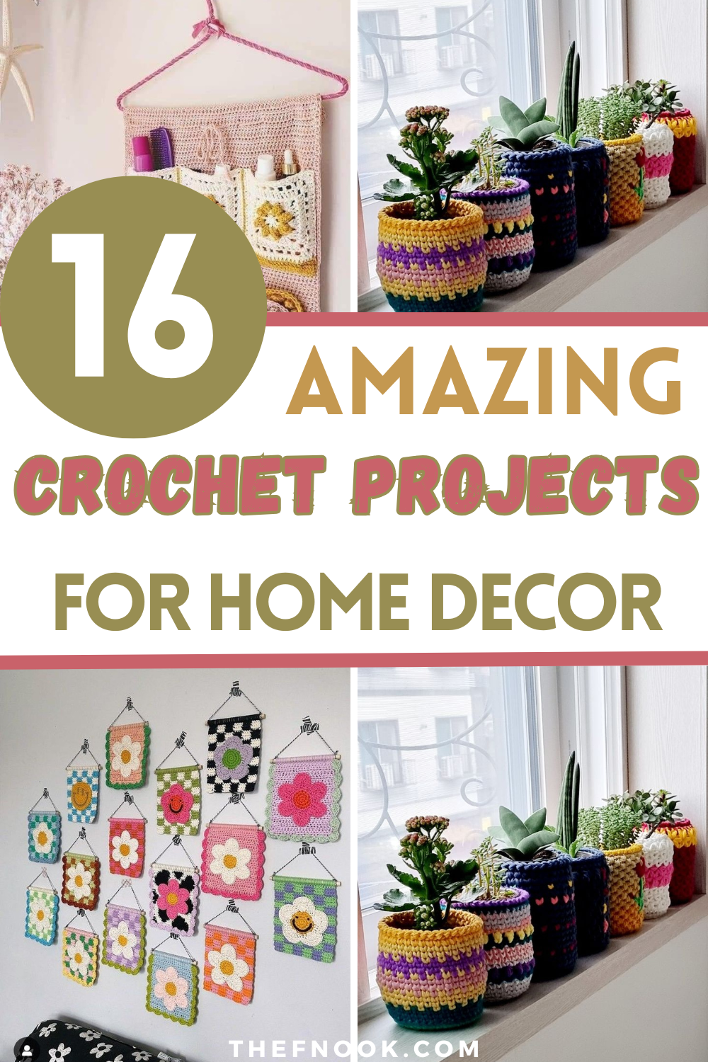 16 Amazing Ideas for the best Crochet Home Decor