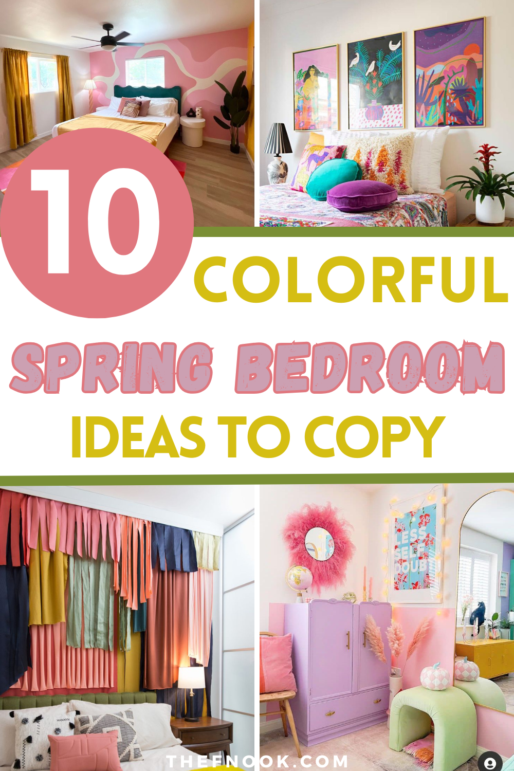 10 Incredible Ideas for a Colorful Spring Bedroom