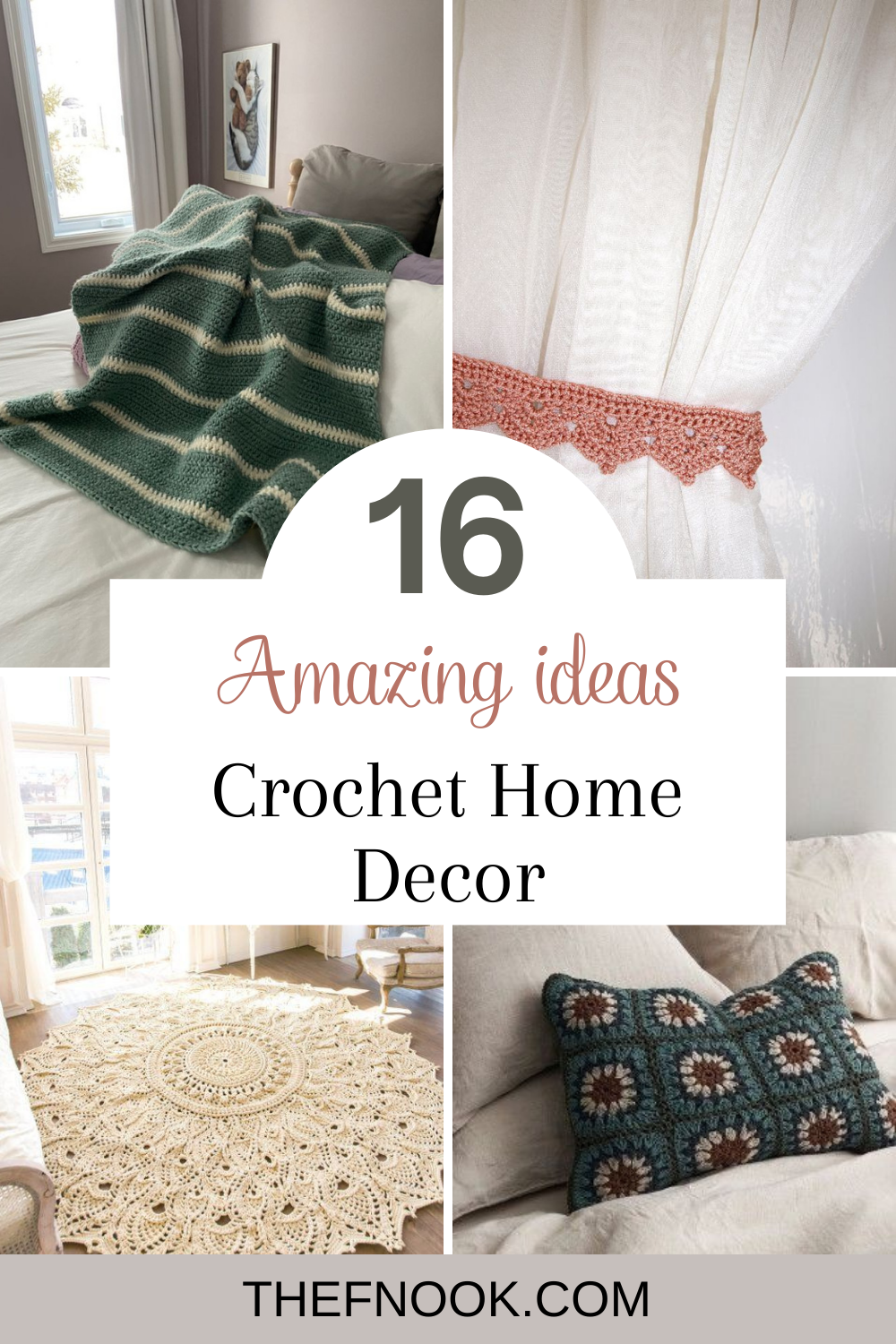 16 Amazing Ideas for the best Crochet Home Decor