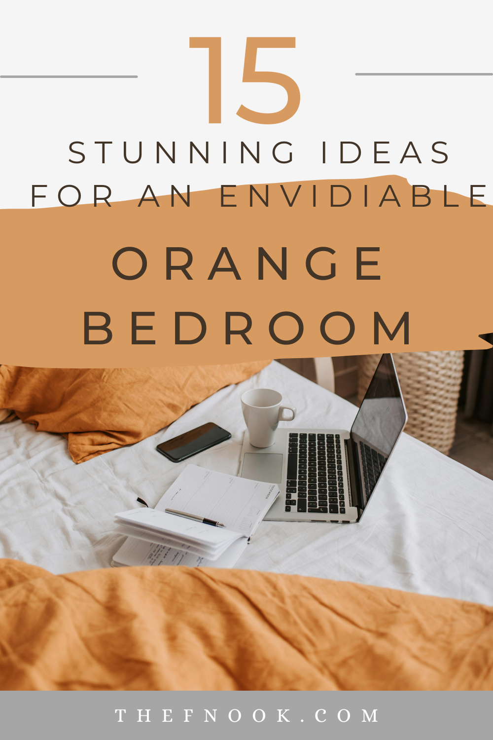 15 Stunning Ideas for an Envidiable Orange Bedroom