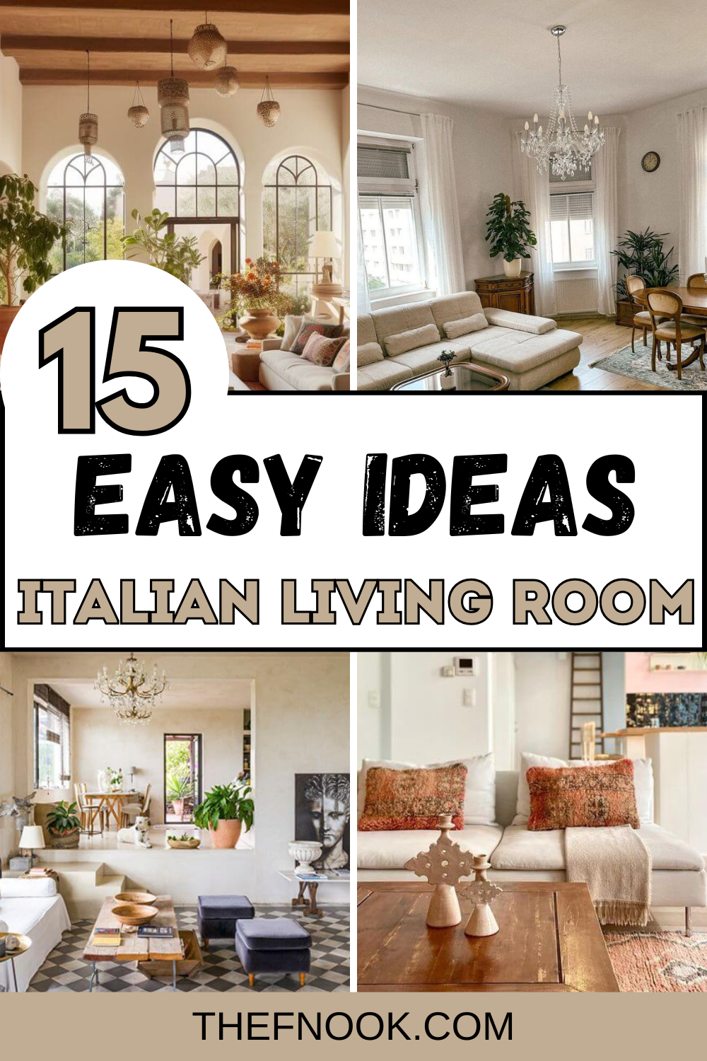 15 Easy and Inspiring Decor Ideas for an Italian Living Room