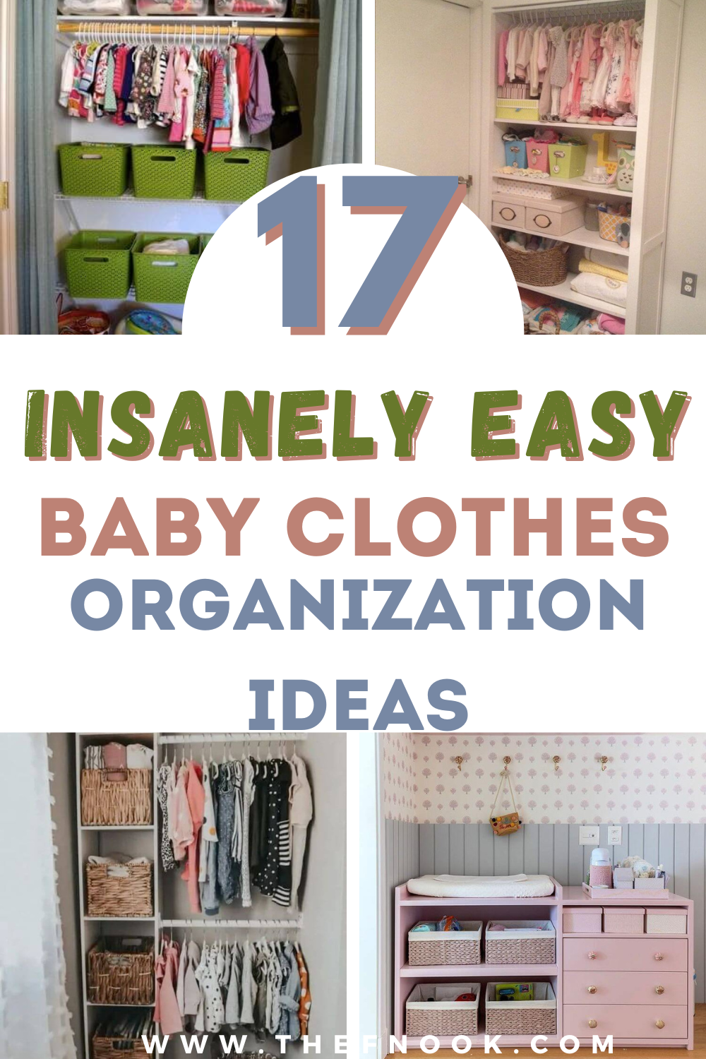 17 Insanely Easy Baby Clothes Organization Ideas