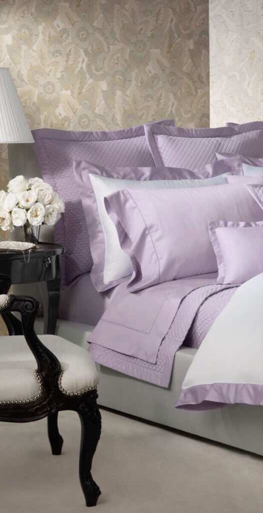 Purple pillows