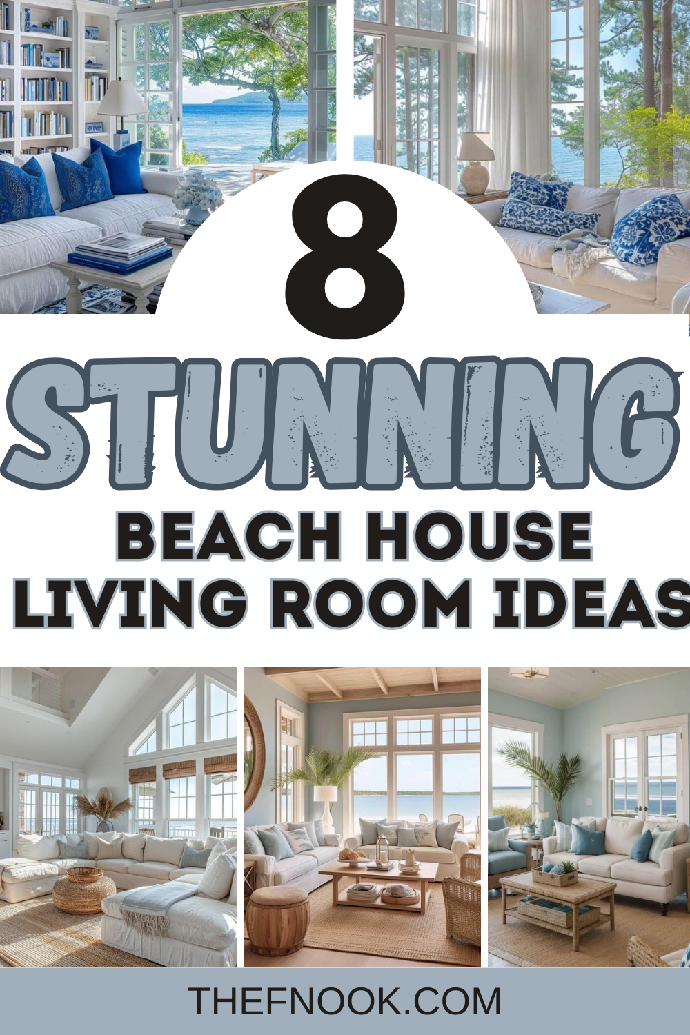 8 Stunning Decor Ideas for your Beach House Living Room