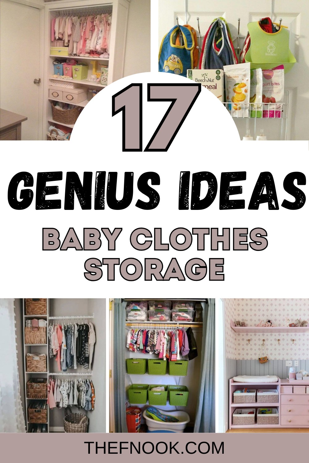 17 Genius Ideas to store baby clothes the eficient way