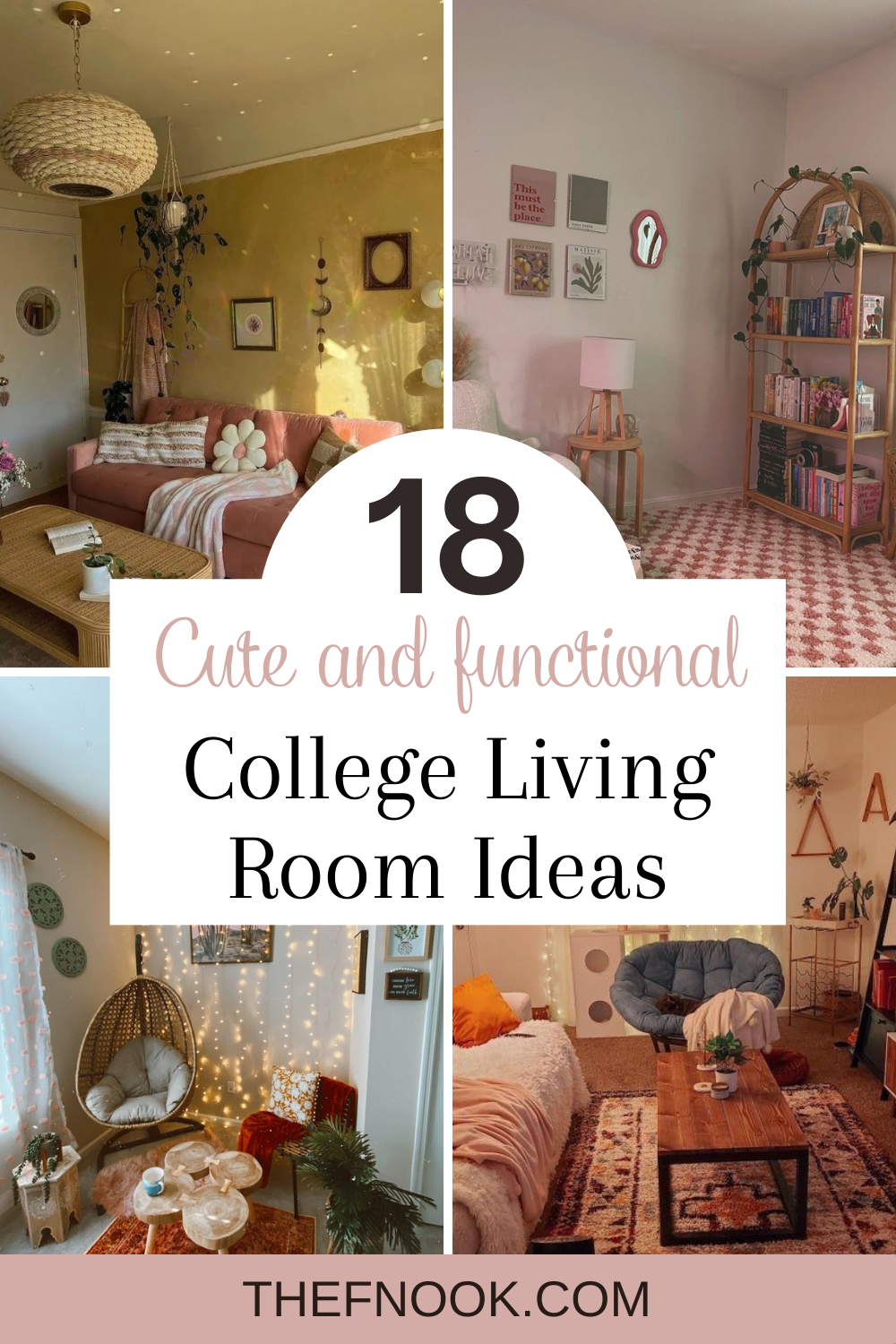 18 Cute and Functional College Living Room Decor Ideas
