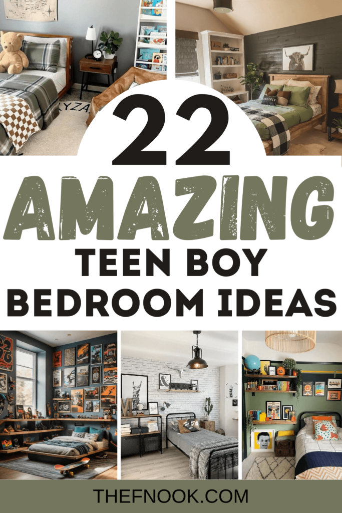 teen boy bedroom decor