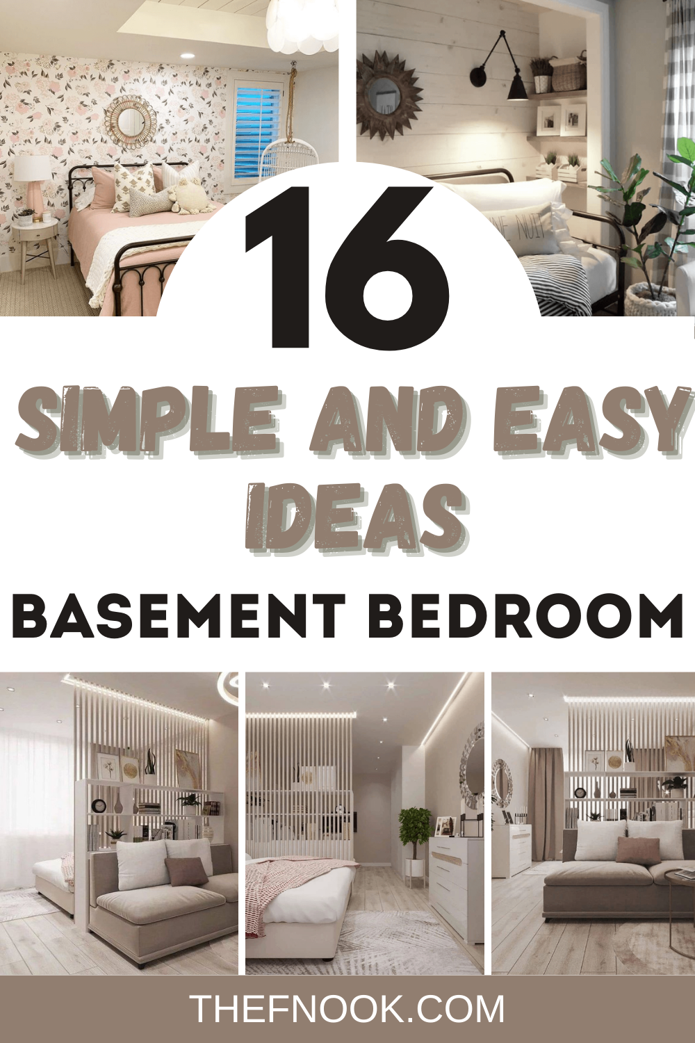 16 Simple and Easy Basement Bedroom Ideas for a Renewed Space