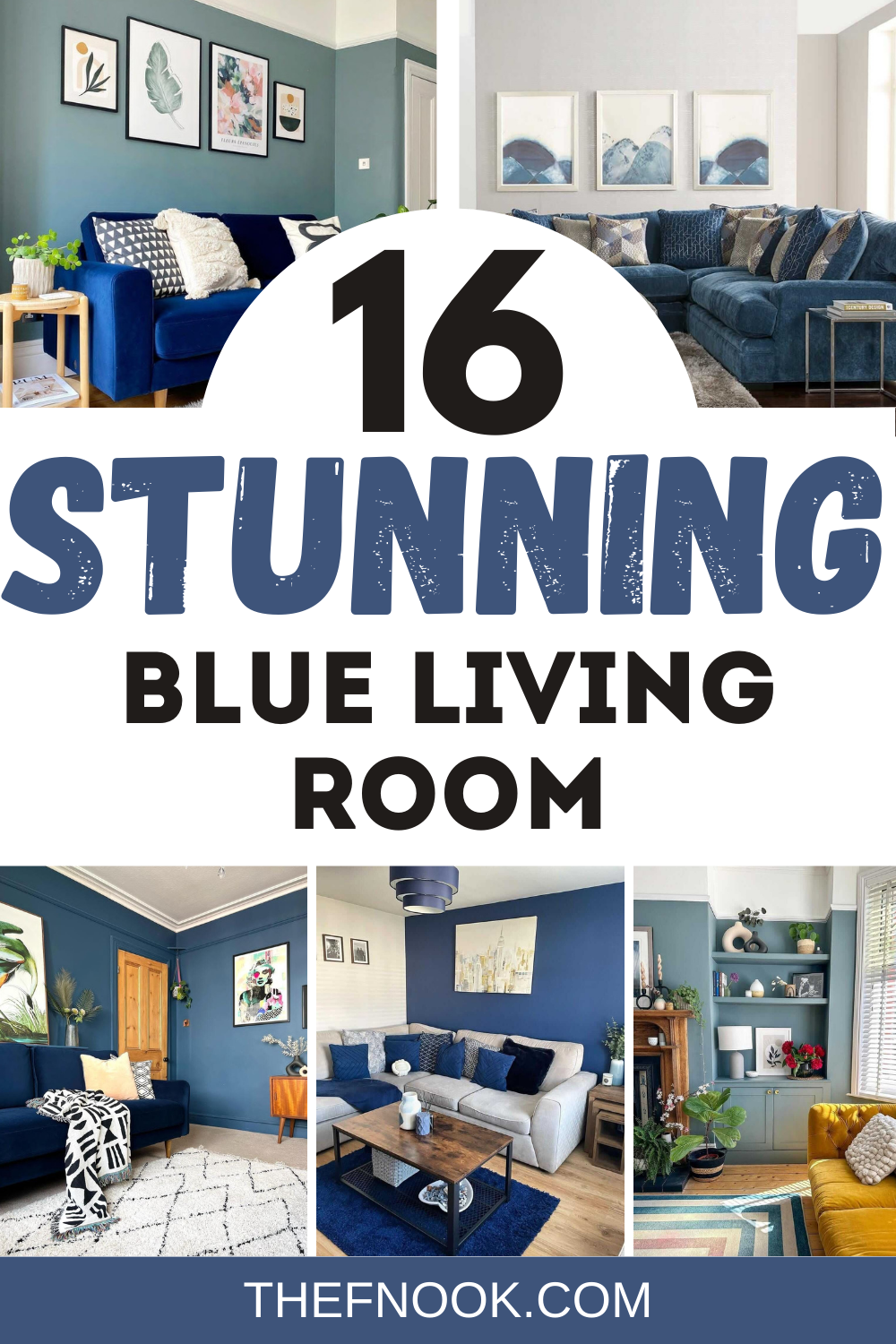 15 Stunning Decor Ideas for a Blue Living Room