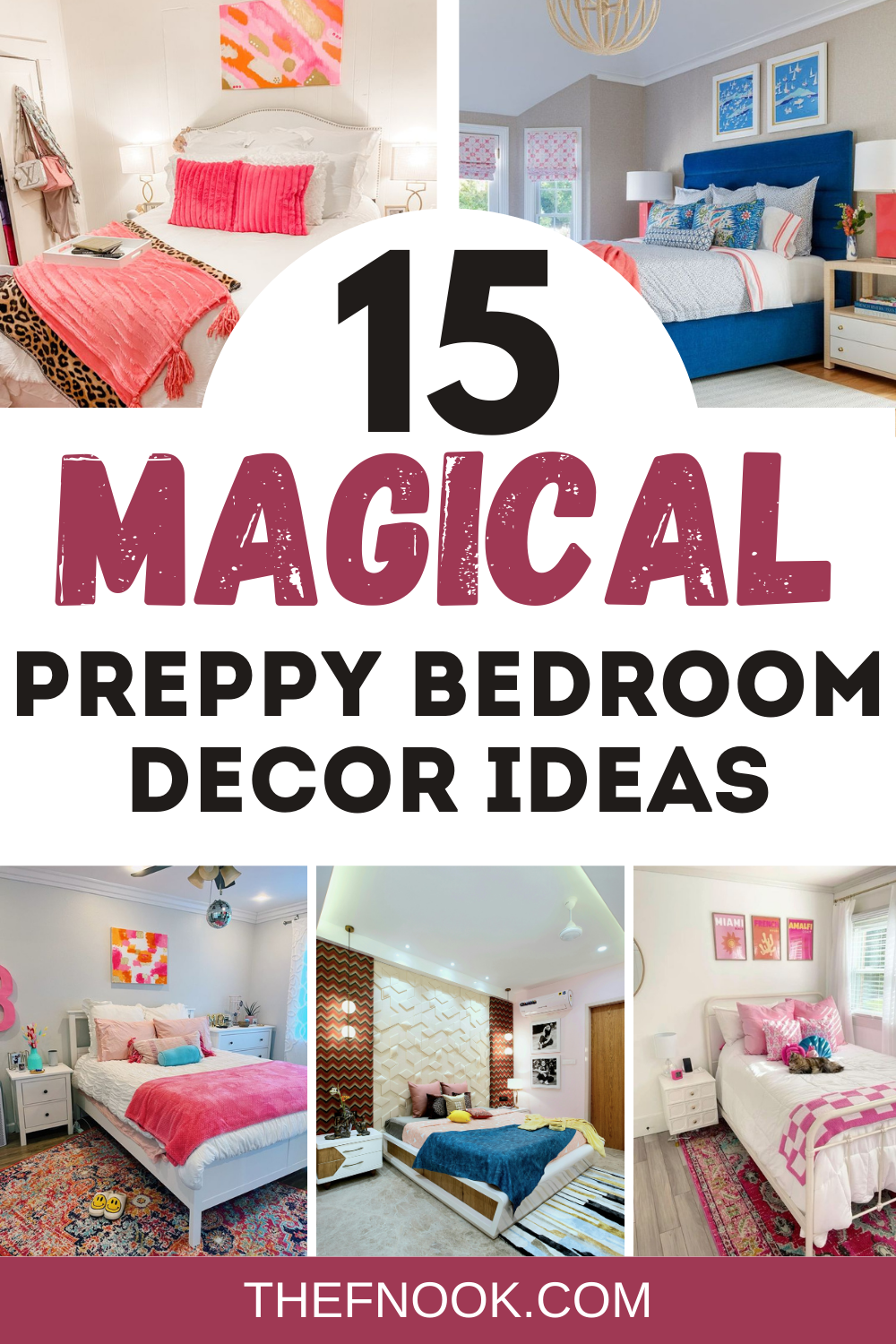 15 Magical Ideas for a Preppy Bedroom Decor