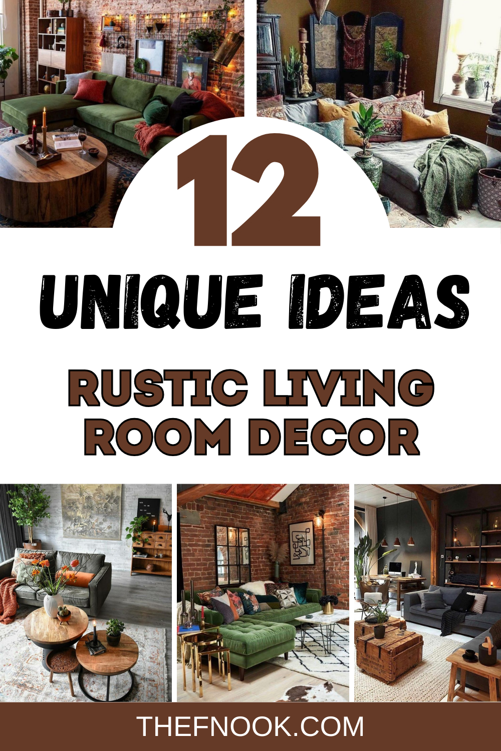 12 Unique Rustic Home Decor Ideas for your Living Room