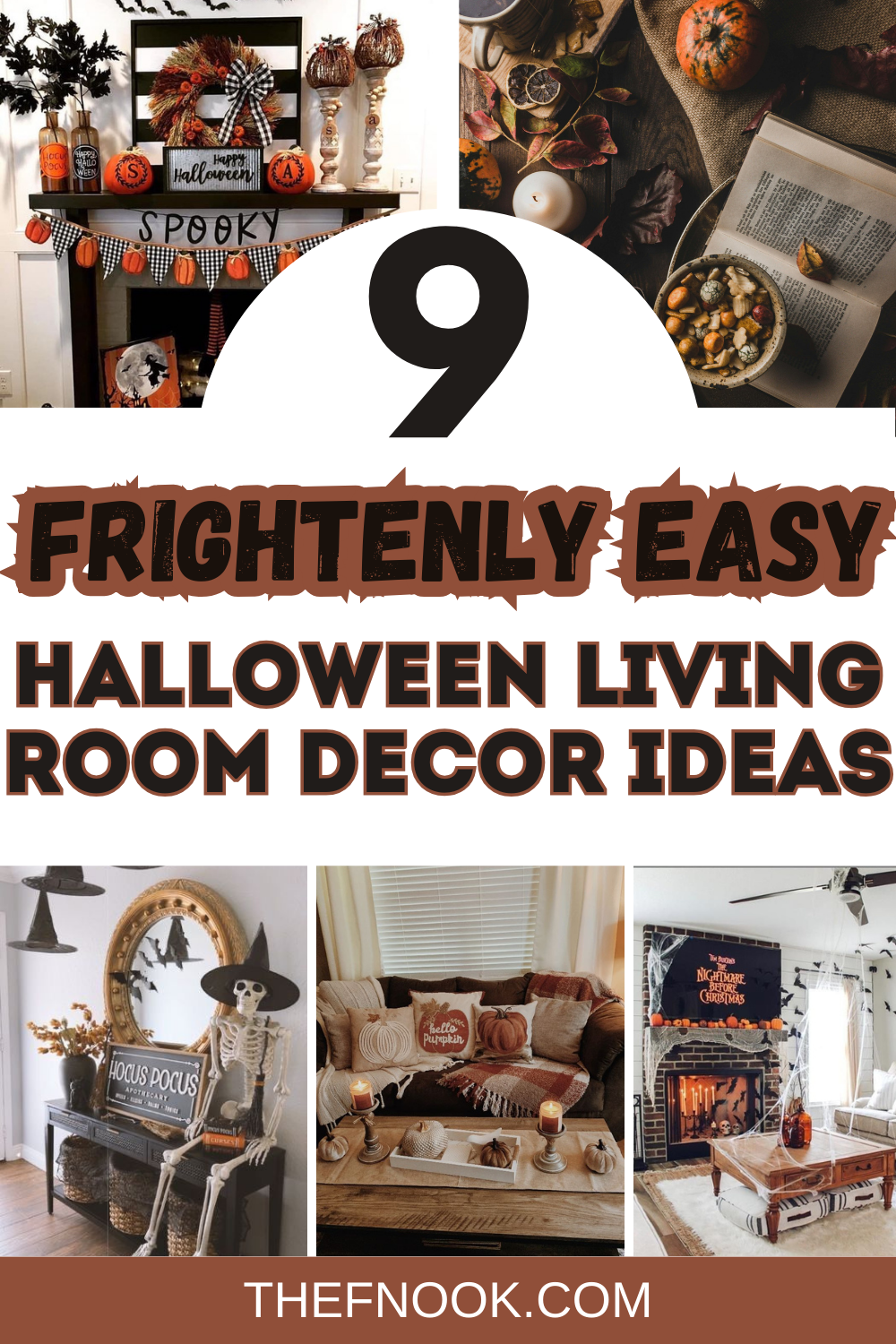 9 Frightenly Easy Halloween Living Room Decor Ideas