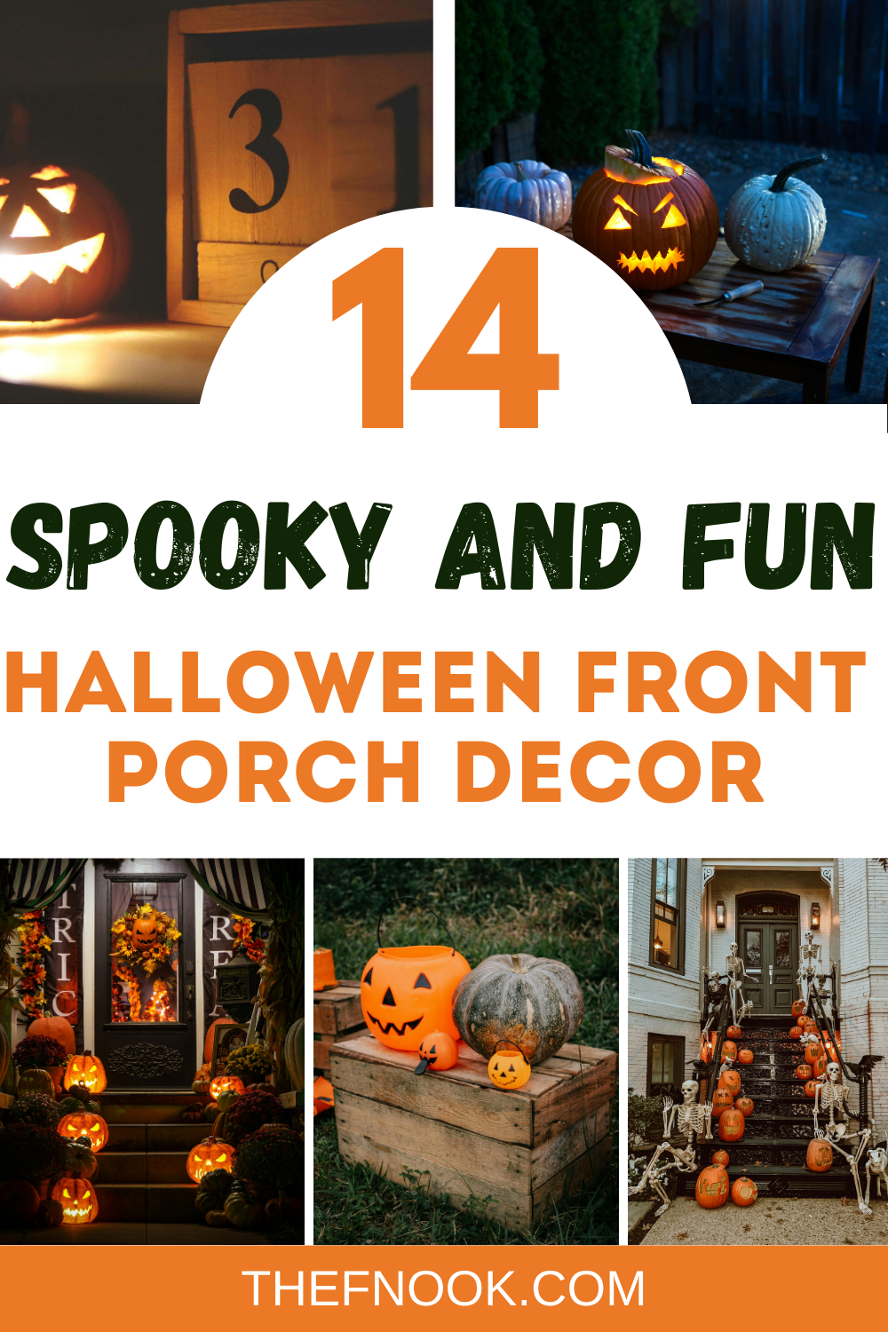 14 Spooky and Fun Halloween Front Porch Decor Ideas