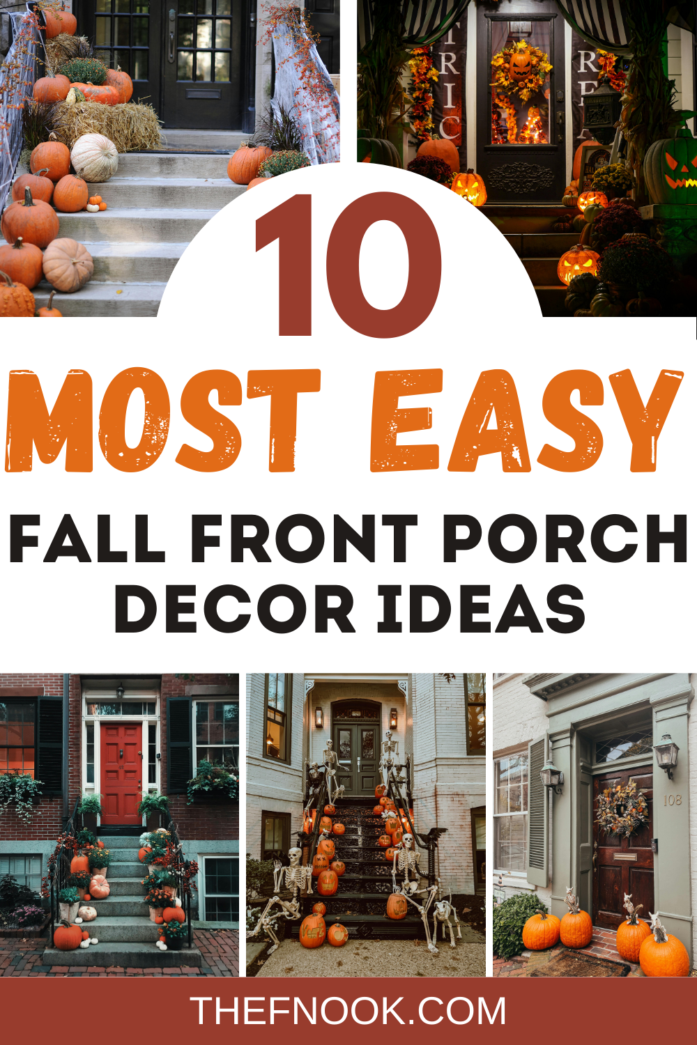 10 Most Easy and Beautiful Fall Front Porch Decorating Ideas