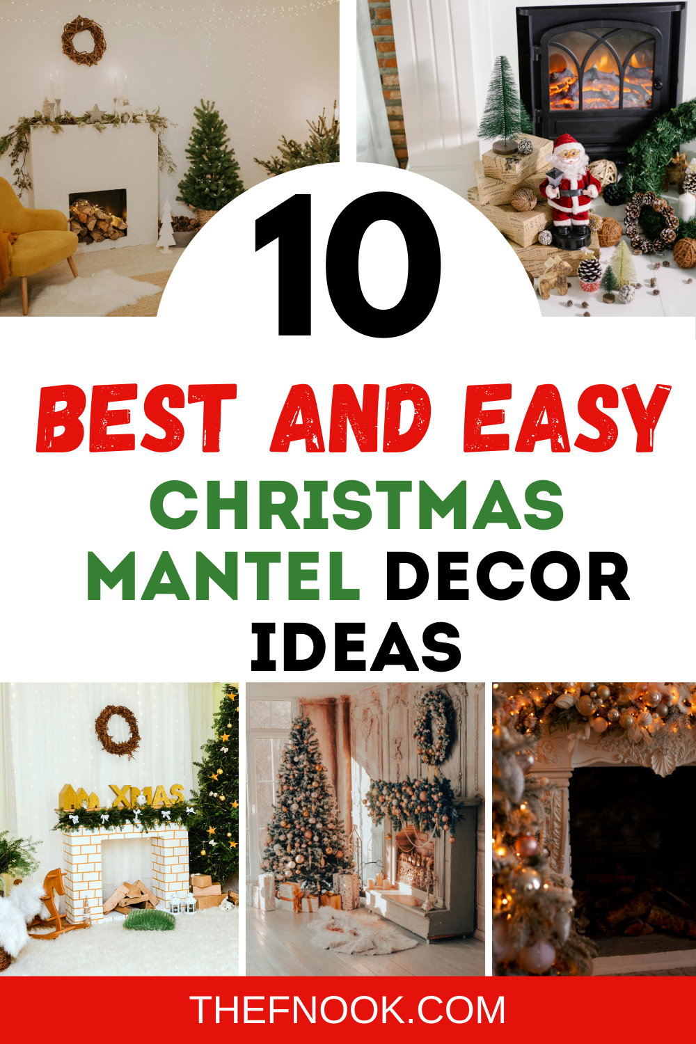 10 Best and Easy Christmas Mantel Decor Ideas for this year