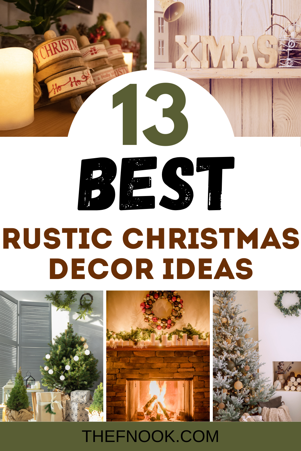 13 Best Rustic Christmas Decor Ideas for a farmhouse style