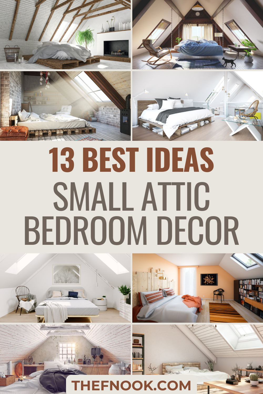 13 Best Ideas to turn your Small Attic Room into a Bedroom