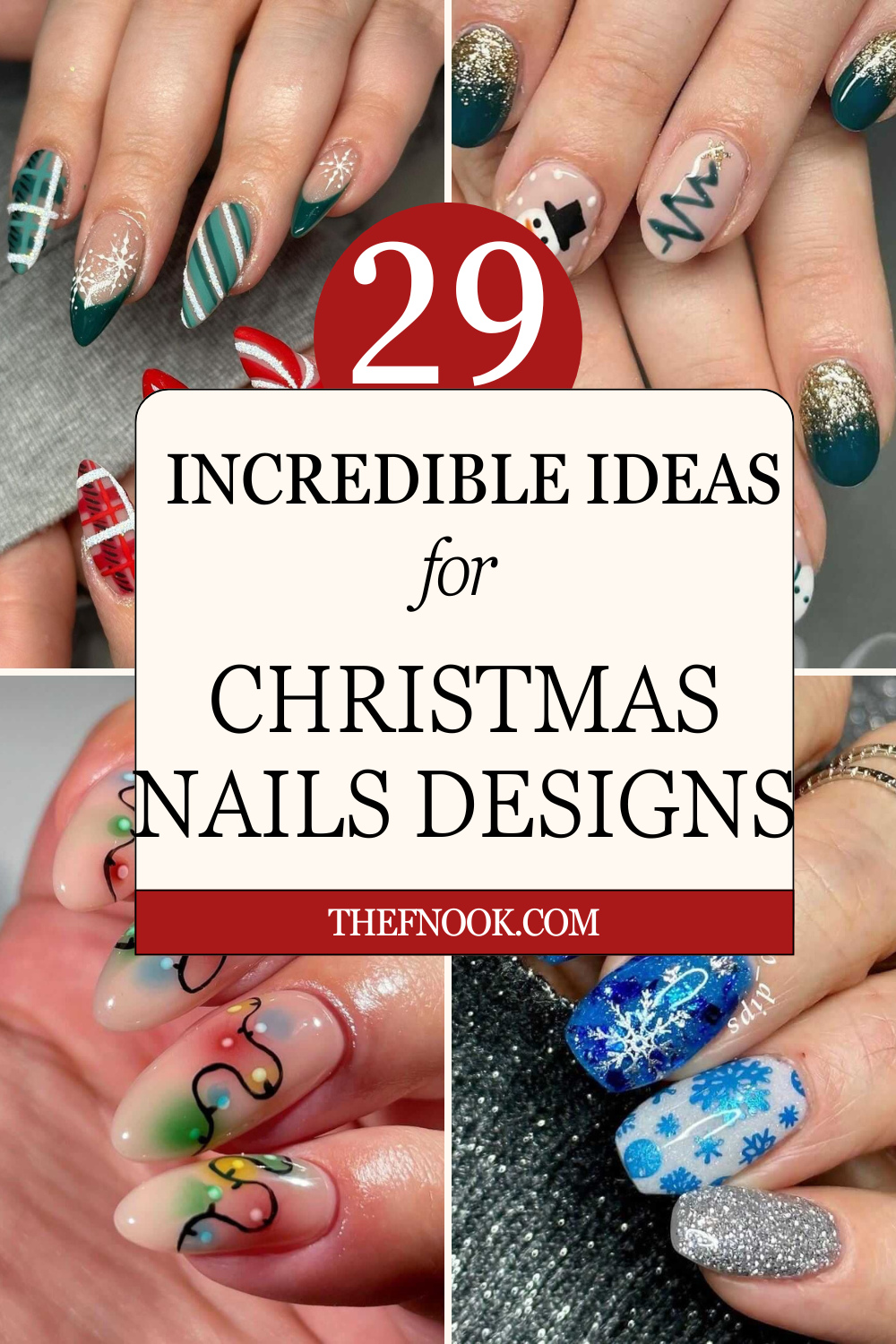 29 Incredible Christmas Nails Design Ideas to Copy for This Year