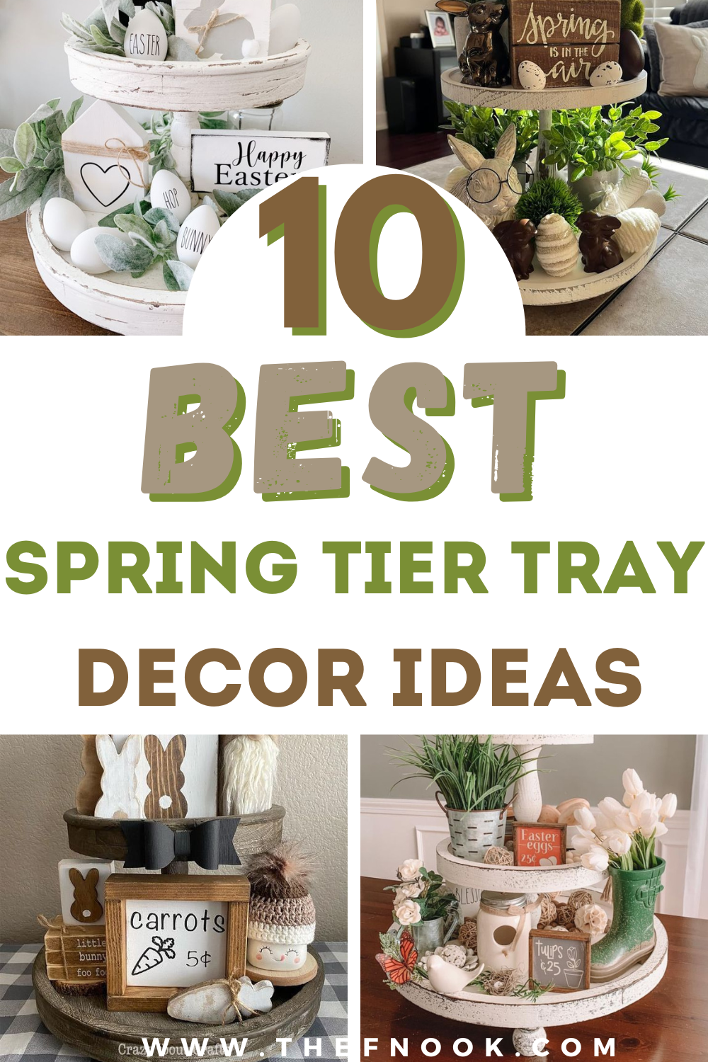 10 Best Spring Tiered Tray Decor Ideas You Will Want To Recreate