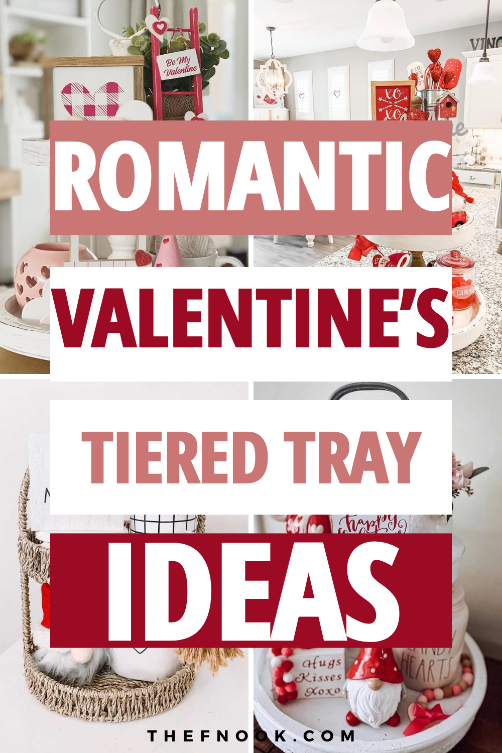 10 Romantic Tiered Tray Decor for Valentine’s Day