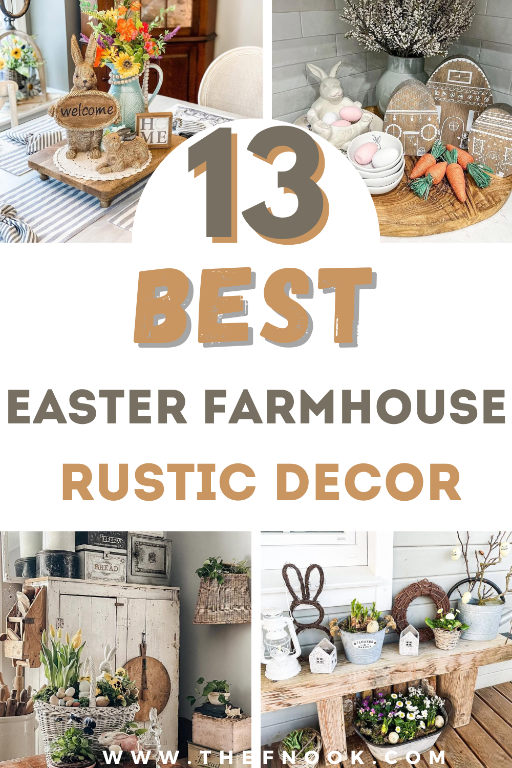 13 Best Modern Farmhouse Easter Decor Ideas